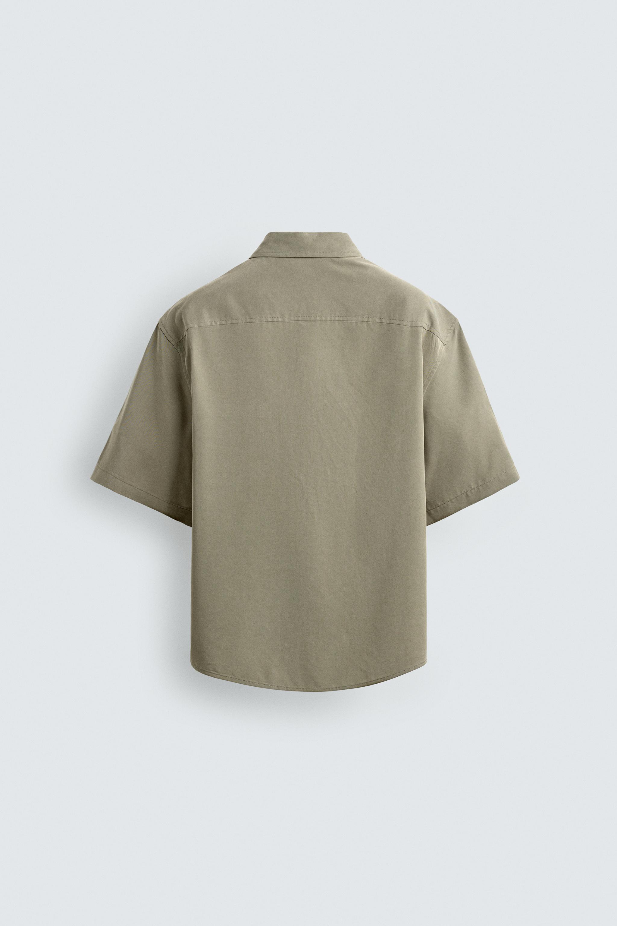 CHEMISE RELAXED FIT EFFET DÉLAVÉ